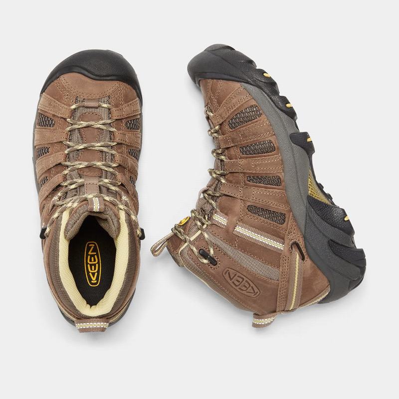 Keen Voyageur Mid Womens Hiking Boots Brown Online NZ (7836-UVOEH)